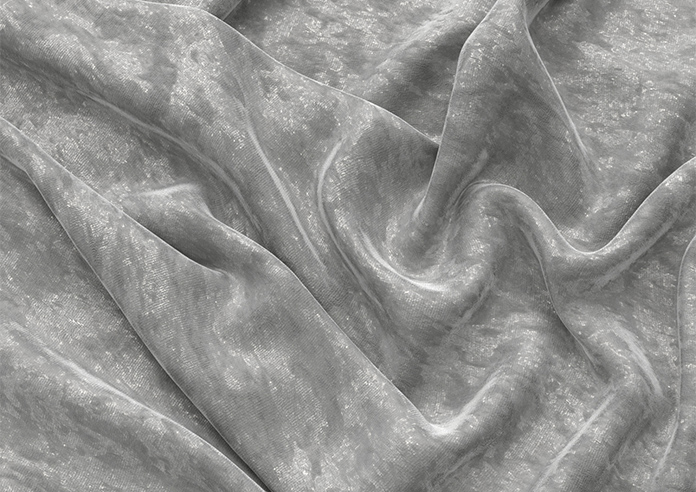 Crushed Velvet, Silver Grey - Made to Measure Curtains - Image 4